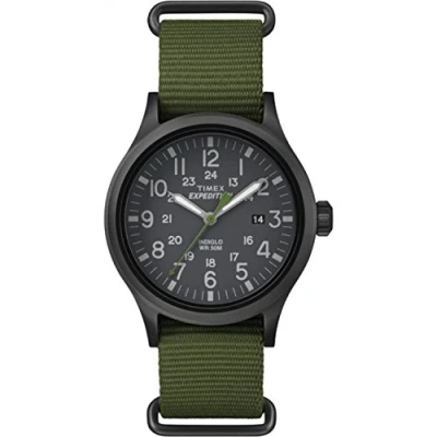 Afbeelding van Timex Expedition Scout Kwartshorloge, uniseks, nylon, analoog, Groen