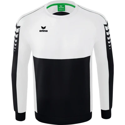 Afbeelding van Erima Six Wings sweatshirt zwart/wit