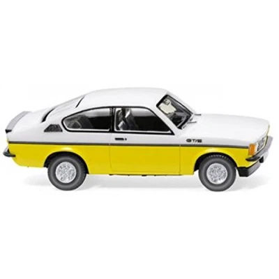 Afbeelding van H0 WI Opel Kadett C Coup GT/E wei/geel