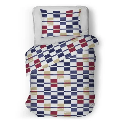 Afbeelding van Snoozing Bibi Dekbedovertrek Eenpersoons 140x200/220 cm Blue