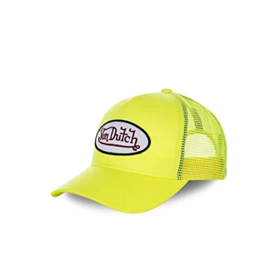 Afbeelding van Von Dutch Pet voor dames en heren, verstelbaar, vrachtwagen, zacht, comfortabel duurzaam, Geel.
