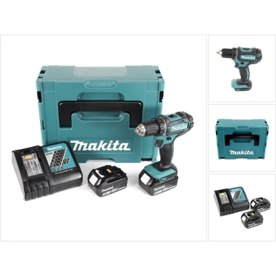 Afbeelding van Makita DDF 482 RTJ accuboormachine 18V 62Nm + 2x oplaadbare batterijen 5.0Ah lader in Makpac 2