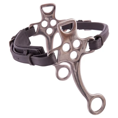 Image de BR Hackamore Cuir Noir