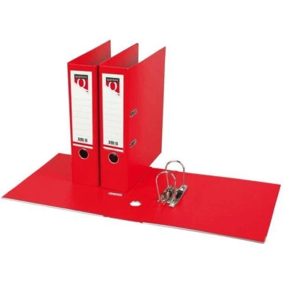 Afbeelding van Ordner Quantore A4 80mm PP rood