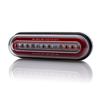 Afbeelding van Led achterlicht met richtingaanwijzers/knipperlichten, multifunctioneel hulpachterlicht voor motorfiets, quad, mountainbike, pickup, 4x4, aanhanger, ook ideaal kofferbak