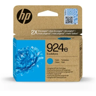Image de HP 924e Cartouche d’encre authentique Cyan EvoMore