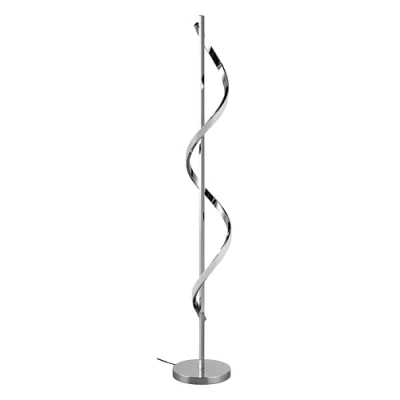 Afbeelding van Reality LED vloerlamp Isabel R42201106, verchroomd metaal, 21,5 watt led, voetdimmer