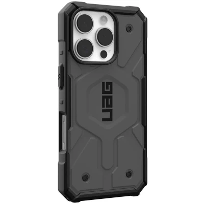 Afbeelding van UAG Pathfinder Mag iPhone 16 Pro Max Hoesje zilver