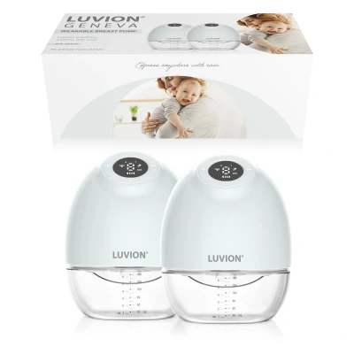 Afbeelding van LUVION® Geneva Handsfree Elektrische Borstkolf Dubbel Draadloze kolf voor thuis én onderweg