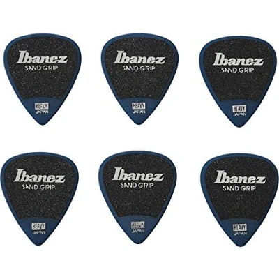 Afbeelding van Ibanez Sand Grip Plectrum Heavy 0.80 mm 6 pack
