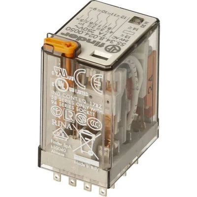 Afbeelding van Finder 55.34.8.110.0050 Steekrelais 110 V/AC 7 A 4x wisselcontact 1 stuk(s)