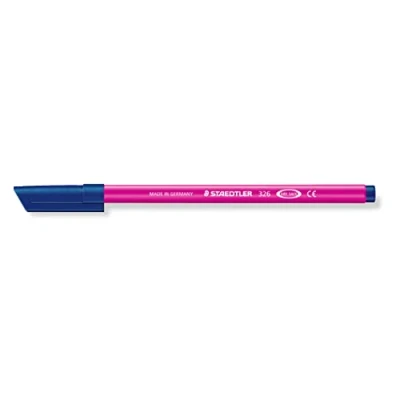 Afbeelding van Staedtler Noris Club 326 20 viltstiften, 1 mm, 10 stuks, in kartonnen etui, magenta