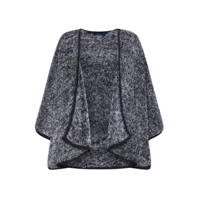 Afbeelding van Duurzame fleece cape Rebelle Grijs Maat Onesize