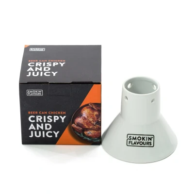 Afbeelding van Smokin’ Flavours Beer Can Chicken houder keramisch