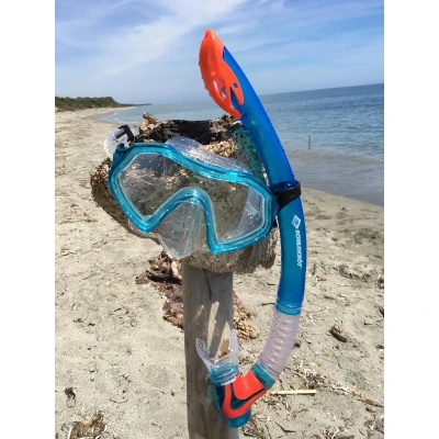 Afbeelding van Donic Schildkröt Snorkelset Barbados Junior Blauw 2 delig
