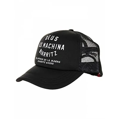 Afbeelding van Deus Biarritz Address Trucker Cap Black