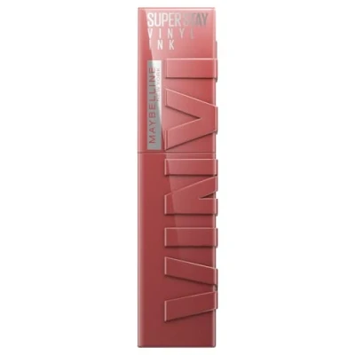 Image de Maybelline New York Rouge à Lèvres Liquide Effet Vinyl Brillant Longue Tenue SuperStay Ink Nude Shock Teinte : Peppy (115)