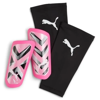 Afbeelding van Ultra Light Scheenbeschermers Poison Pink Puma White Black700 L Voetbal