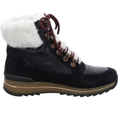 Afbeelding van ara Snowboots, Dames, Maat: 41, Blau Leer