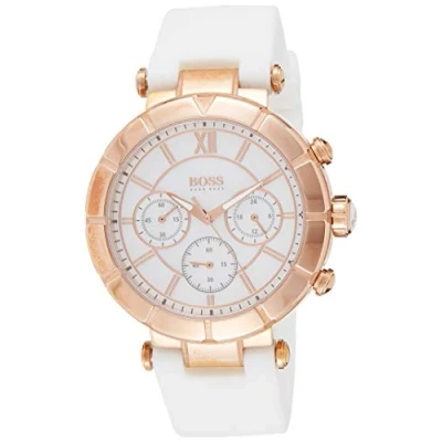 Afbeelding van Hugo Boss HB1502315 Horloge Siliconen Wit 40 mm