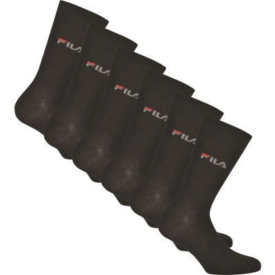 Afbeelding van Fila Unisex 6ER PACK STRÜMPFE, STREET, Lifesyle Sportsokken, Dames, Maat: 39 42, Schwarz
