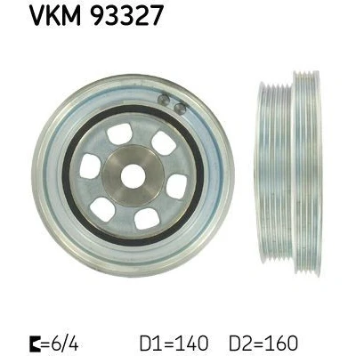 Afbeelding van Skf Krukaspoelie / torsiedemper VKM 93327