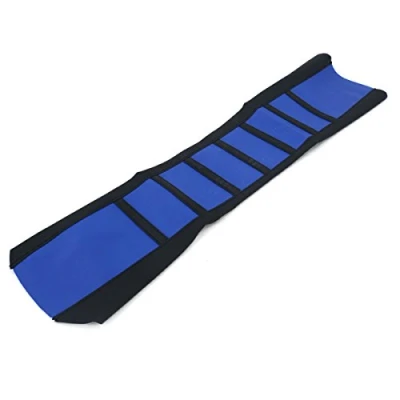 Afbeelding van Alamor Universele Soft Gripper Motorfiets Stoelhoes Rib Skin Rubber Crossmotor Enduro Blauw