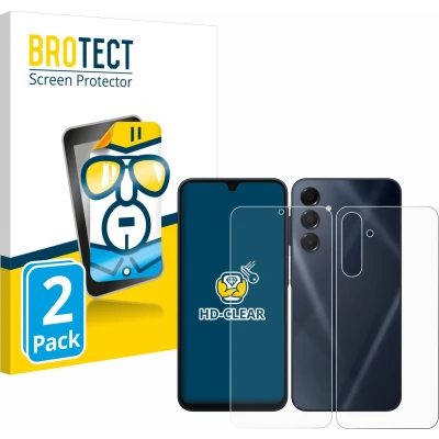 Afbeelding van BROTECT Screenprotector voor Samsung Galaxy A16 5G (Voor+Achter) Folie Beschermfolie transparant (2 Stuks)