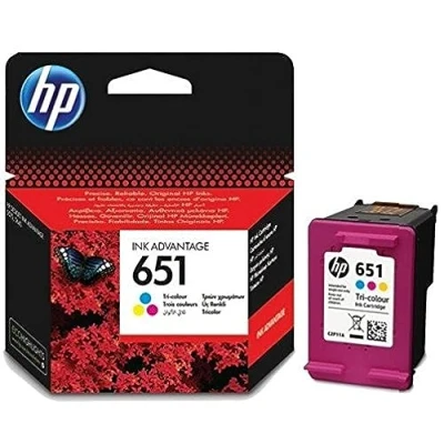 Afbeelding van HP 651 Inkt Cartridge Drie kleuren