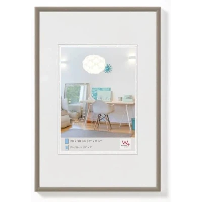 Image de Walther Design Cadre photo acier 13 x 18 cm Nouveau Lifestyle en plastique KV318D