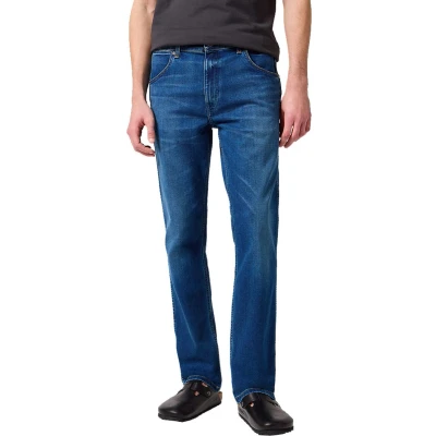 Afbeelding van Wrangler Greensboro Straight leg jeans, Heren, Maat: 33x32, Verve