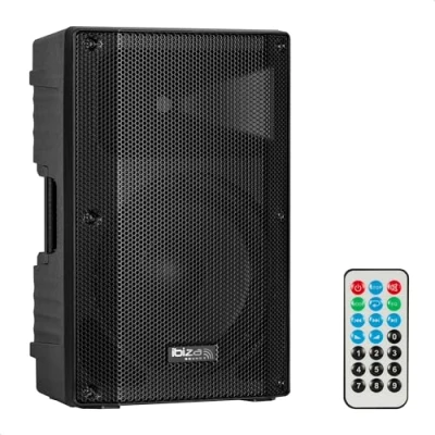 Image de Ibiza XTK12A MKII Enceinte SONO Active 12/30cm Tweeter 25mm à compression Système Bass Reflex USB, SD, Bluetooth TWS Poignées et roulettes NOUVELLE VERSION Fête, évènements, karaoké