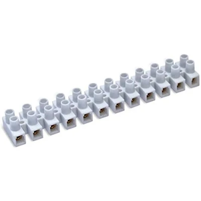 Afbeelding van Meervoudig stopcontact met 12 delen voor kabels tot 2,5 mm, stroomaansluiting 15 A. Kleur wit