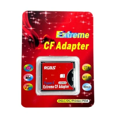 Afbeelding van Rgbs SD SDHC SDXC High Speed Extreme Compact Flash CF Type I UDMA geheugenkaartadapter ondersteund 16/32/64/128GB