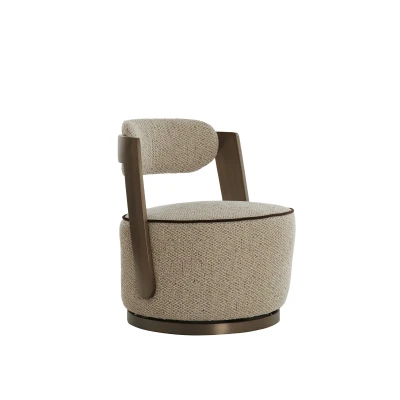Afbeelding van Light &amp; Living Stoel KEMENA 65x68x77cm Bruin