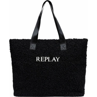 Afbeelding van REPLAY Schoudertas Shopper Black Zwart