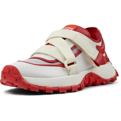 Afbeelding van Camper Sneakers laag voor kinderen, Maat: 33, Weiß rot Textiel