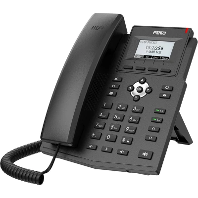 Afbeelding van Fanvil X3S LITE IP telefoon Zwart 2 regels LCD