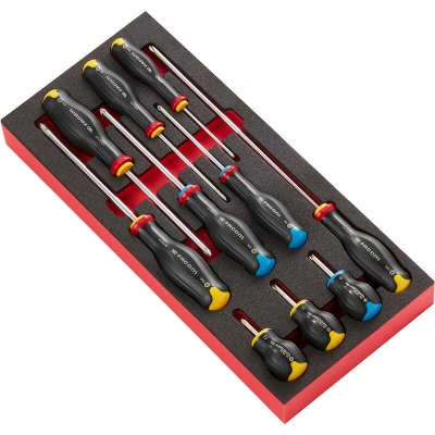 Image de FACOM MODM.AT5PB Jeu de tournevis ProTwist module mousse 10 pièces