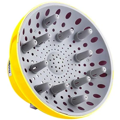 Afbeelding van Hairizone Universele föhn diffuser met opzetstuk D = 4,3 6,6 cm voor krullend of golvend kapsel, droog en maximaal volume zonder kroezen, citroen