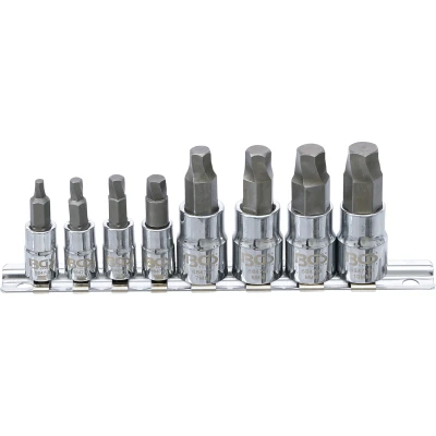 Afbeelding van BGS Schroevenuitdraaiset aandrijving 1/4&quot; en 3/8&quot; voor defecte binnenzeskant 3 10 mm, 8 delig