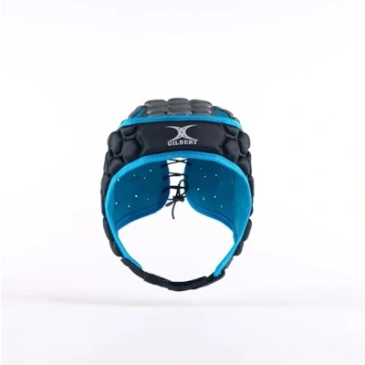 Afbeelding van Gilbert Rugby Headguard XP 250 Electic Blue, maat medium, hoofdomtrek 57 58cm.