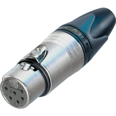 Afbeelding van Neutrik NC6FXX XLR connector Bus, recht Aantal polen: 6 Zilver 1 stuk(s)