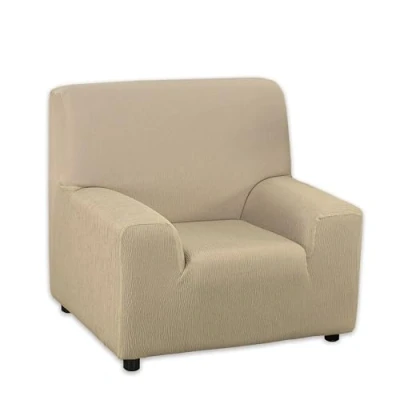Afbeelding van Martina Home Emilia elastische bankovertrek 1 zits, Space Vink