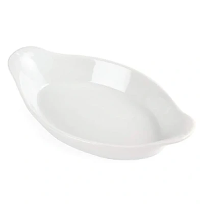 Afbeelding van Olympia Whiteware ovale ovenschalen 20,4x11,5cm (6 stuks)