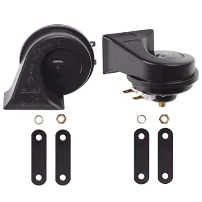 Afbeelding van Evermotor Universele dubbele toon hoorn waarschuwing voor auto&#039;s vrachtwagen motorfietsen E Mark 12V 500/400Hz 118dB