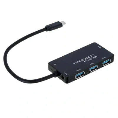 Afbeelding van Akyga AK AD 52 interface hub USB 3.2 Gen 2 (3.1 2) Type C 500 Mbit/s Zwart