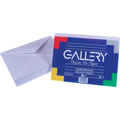 Afbeelding van Gallery enveloppen ft 114 x 162 mm, gegomd, pak van 50 stuks