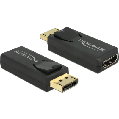 Afbeelding van Adapter DisplayPort naar HDMI DELOCK 65258 Zwart