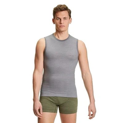 Afbeelding van FALKE Wool Tech Light Singlet Heren 33231 3757 grey heather L